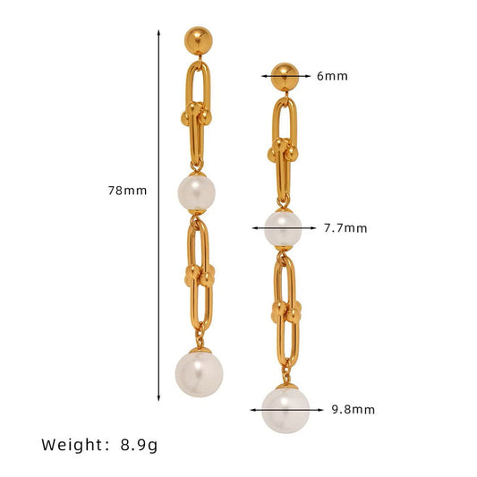 Rosé Whisper Studs earings