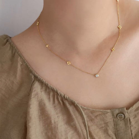 Rosé Whisper Necklace