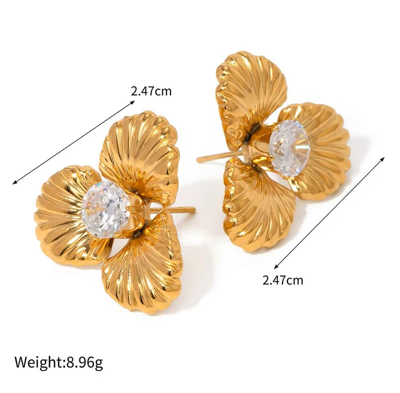 Lightline Gold Drops earings