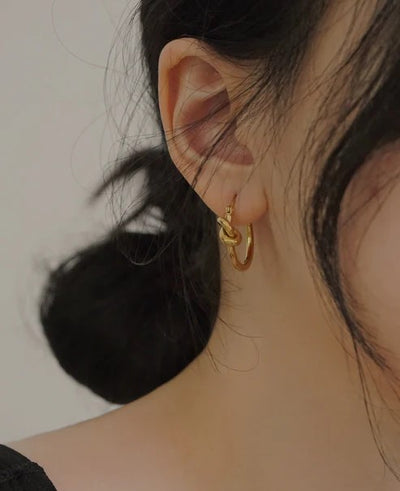 Pureline Gold Studs earings