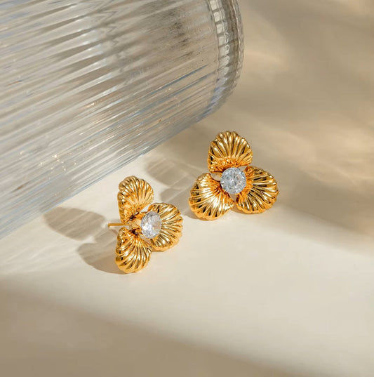 Lightline Gold Drops earings