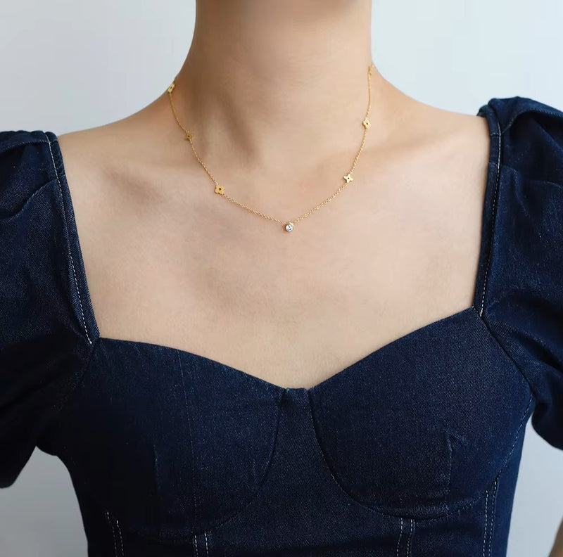 Rosé Whisper Necklace