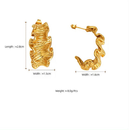 Seraphine Glow Hoops earings