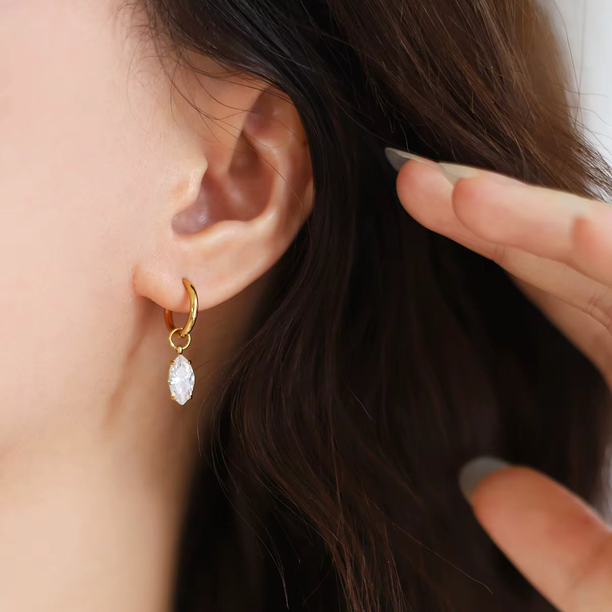 Soft Halo Mini Hoops earings