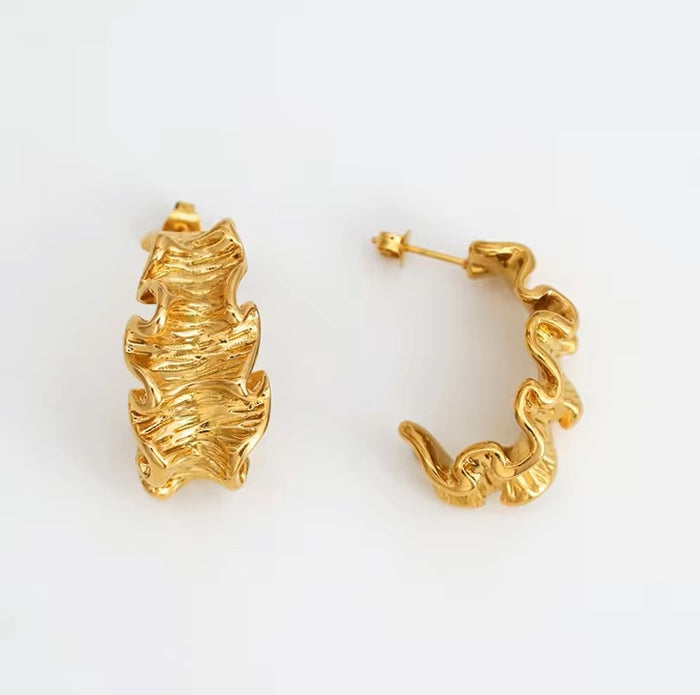 Seraphine Glow Hoops earings
