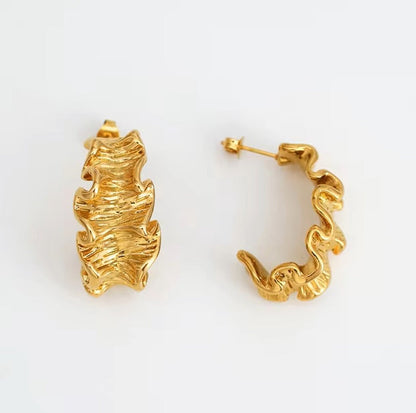 Seraphine Glow Hoops earings