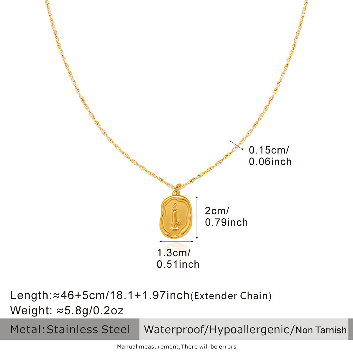 AuraDrop Minimal Necklace