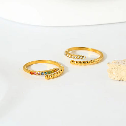 Gentle Curve Band rings